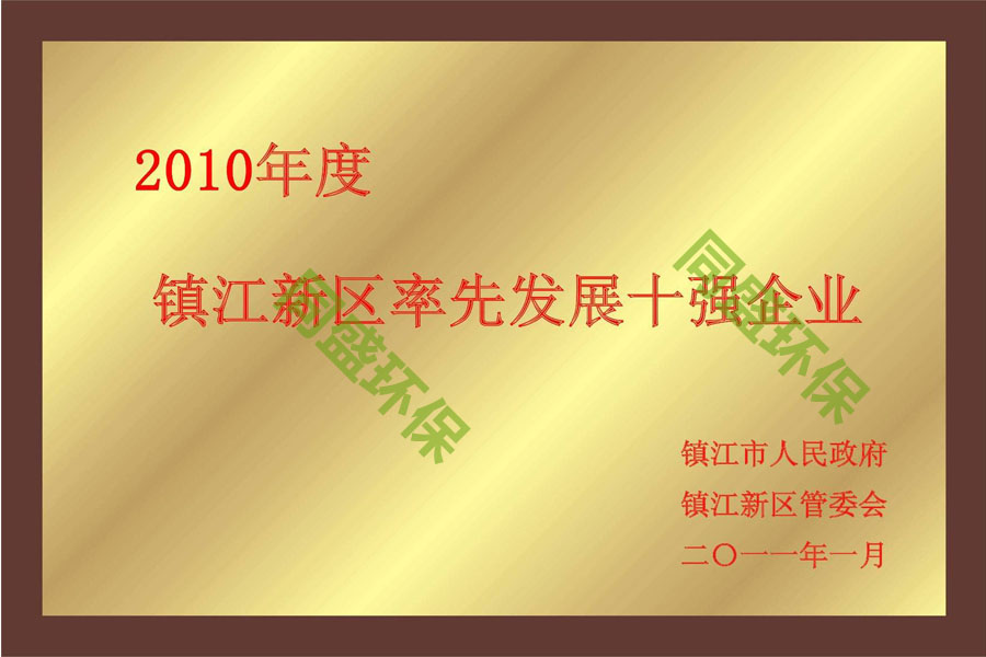 镇江新区发展十强